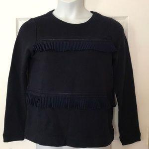 Banana Republic ruffle pullover sweater